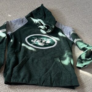 Green and Gray Kids Hoodie